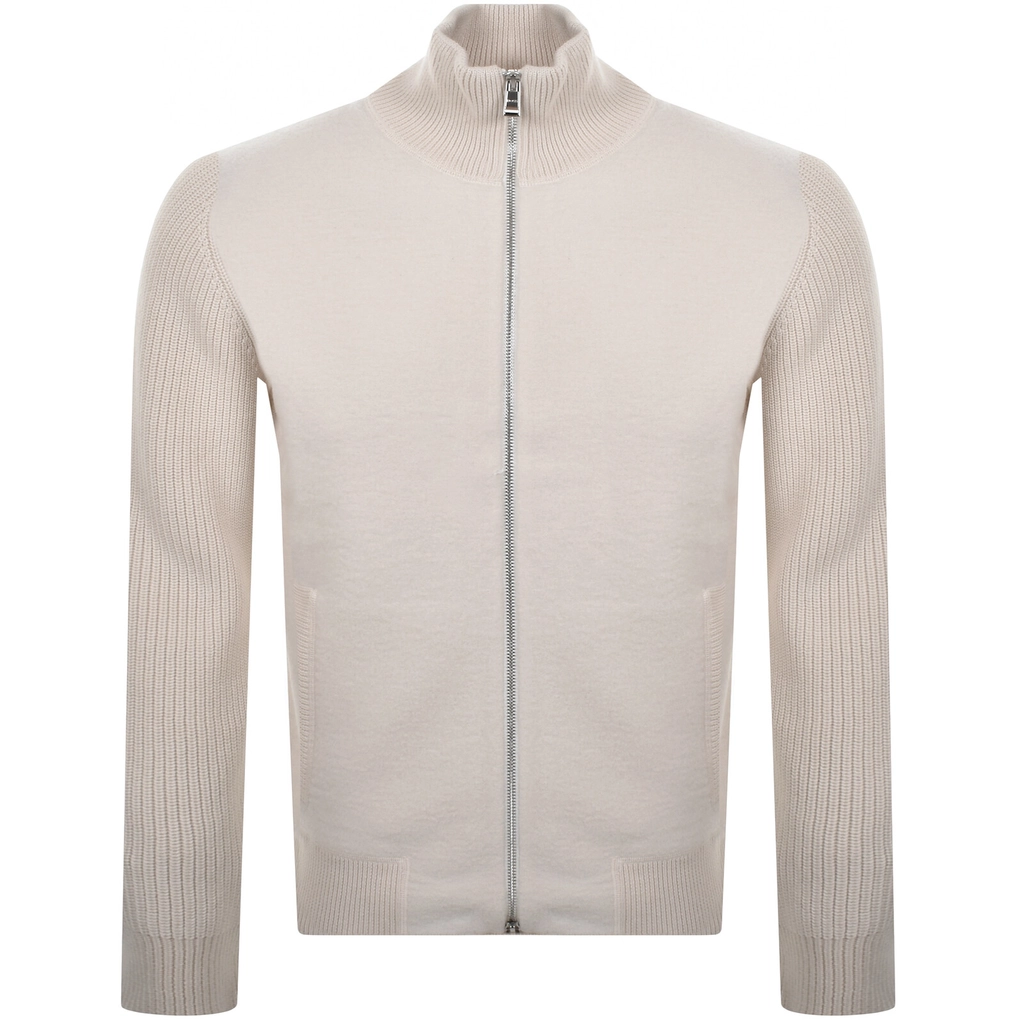 Hugo Boss BOSS Emeraviglio Knit Jumper Off White